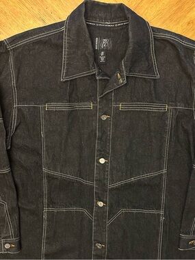 Vintage 90's Y2K Ruff Ryders Black Oversized Hip Pop Baggy Size XXL Retro Denim